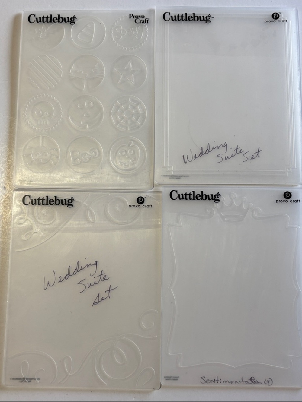 Cuttlebug Embossing Folders - Clear Set - Picture 5 of 16